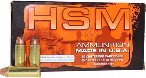 Picture of HSM Self-Defense Handgun Ammunition .44 Rem Mag 300gr HP 856 fps 50/ct HSM-44M-8-N