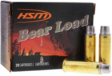 Picture of HSM Bear Load Hard Cast Handgun Ammunition .45 Colt 325gr WFN Gas Check 1155 fps 20/ct HSM-45C-7-N-20 45C7N20