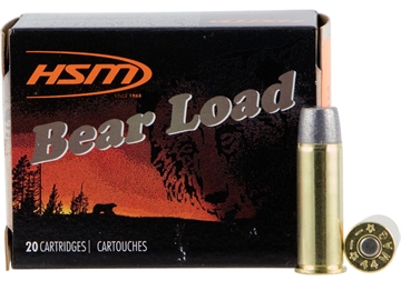 Picture of HSM Bear Load Hard Cast Handgun Ammunition 44 Rem Mag 305gr WFN 1260 fps 20/ct HSM-44M-15-N-20 44M15N20