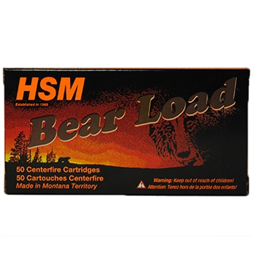 Picture of HSM 457012N Bear Load 45-70 Gov 430 gr Round Nose Flat Point 20 Per Box/ 25 Case 457012N HSM-45-70-12-N