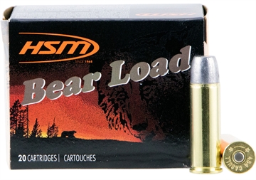 Picture of HSM Bear Load Hard Cast Handgun Ammunition .454 Casull 325gr WFN 1330 fps 20/ct HSM-454C-4-N-20 454C4N20