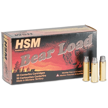 Picture of HSM Bear Load 458 SOCOM 350 gr Jacketed Flat Point 20 Per Box/ 25 Case 458SOCOM1N