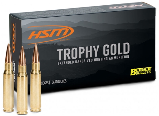 Picture of HSM TROPHY GOLD 6.5 GRENDEL 130GR BERGER VLD 20RD 25BX/CS BER-65Grendel130VLD BER65GRENDEL130VLD