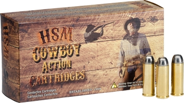 Picture of HSM 38401N Cowboy Action 38-40 Win 180 gr Round Nose Flat Point 50 Per Box/ 10 Case 38401N HSM-38-40-1-N