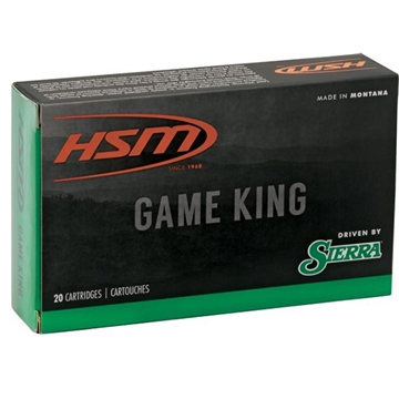 Picture of HSM AMMUNITION GAME KING 25WSSM 117GR SBT 20/25 25WSSM7N