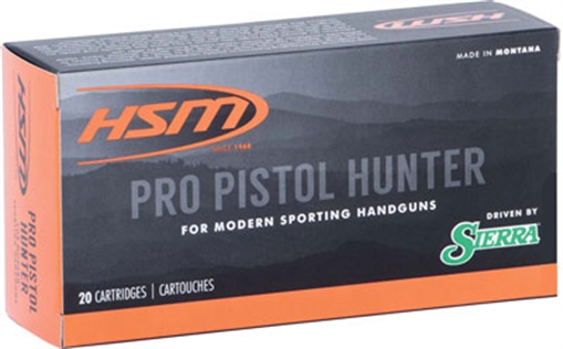 Picture of HSM Pro Pistol 44 Rem Mag 240 gr Jacketed Hollow Cavity 20 Per Box/ 20 Case 44M18N20