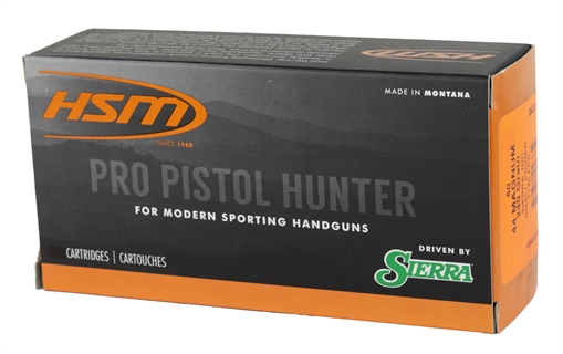 Picture of HSM HSM Pro Pistol Hunter Ammunition 44 Mag. Sierra JHC 240 gr. 50 rd. HSM-44M-18-N 44M18N