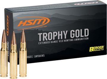 Picture of HSM Trophy Gold Extended Range 25-06 Rem 115 gr Berger Hunting VLD Match 20 Per Box/ 20 Case 2506115VLD