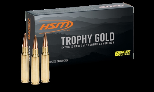 Picture of HSM AMMUNITION TROPHY GOLD 270 WBY MAGNUM 150GR BERGER VLD 20RD 20BX/CS BER-270WBY150VLD