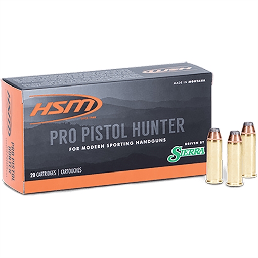 Picture of HSM HSM Pro Pistol Hunter Ammunition 44 Mag. Sierra Soft Point 300 gr. 50 rd. HSM-44M-17-N