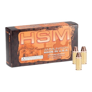 Picture of HSM Self-Defense Handgun Ammunition .32 H&R 100gr JHP 1150 fps 50/ct HSM-32HR-2-N