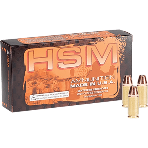 Picture of HSM HSM Self Defense Handgun Ammunition 9mm Luger JHP 115 gr. 50 rd. HSM-9MM-3-N