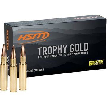 Picture of HSM HSM Trophy Gold Rifle Ammunition 7mm Rem. Mag. Berger 140 gr. 20 rd. BER-7MAG140VLD