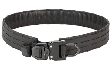 Picture of Haley Strategic Partners D3 Outer Belt Snake Bite, 1/2" Molle Row Compatible, Cobra D-Ring Snakebite Buckle, Medium 35"-38", Black, Includes (1) Outer Belt, (1) Mandible Angled Molle Strap, (1) Mandible Vertical Molle Strap 2 Pack D-BLK BELT_D3_OUTER_D_SB-1-M