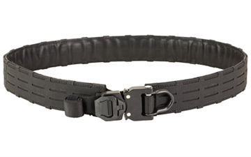 Picture of Haley Strategic Partners D3 Outer Belt Snake Bite, 1/2" Molle Row Compatible, Cobra D-Ring Snakebite Buckle, X-Large 41"-44", Black, Includes (1) Outer Belt, (1) Mandible Angled Molle Strap, (1) Mandible Vertical Molle Strap 2 Pack L-BLK BELT_D3_OUTER_D_SB-1-X