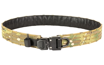 Picture of Haley Strategic Partners D3 Outer Belt Snake Bite, 1/2" Molle Row Compatible, Cobra D-Ring Snakebite Buckle, X-Large 41"-44", Mulicam, Includes (1) Outer Belt, (1) Mandible Angled Molle Strap, (1) Mandible Vertical Molle Strap 2 Pack L-MC BELT_D3_OUTER_D_SB-1-X
