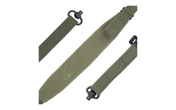 Picture of Haley Strategic Partners D3, Padded Sling, Single or Two Point, Includes Two QD Swivels and Single Hand Quick Adjustment System, Ranger Green SLG_D3-1-1-RG