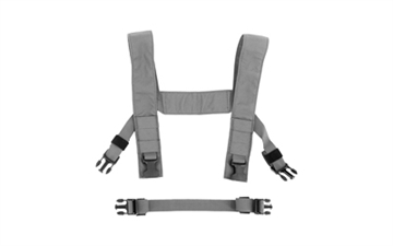 Picture of Haley Strategic Partners H-Harness, Nylon Construction, Gray, Fits Haley Strategic Chest Rigs HARN_H_KIT-1-1-GRY