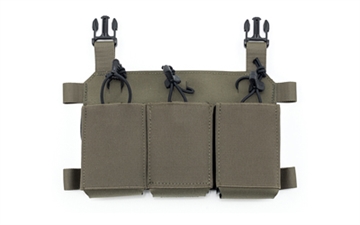 Picture of Haley Strategic Partners Thorax, Triple Rifle Mag Placard, Fits (3) Rifle Magazines, Includes MP2 Inserts, 500D/1000D Nylon Laminate Construction, Ranger Green TPC_TRMP_MP2-2-3-RG