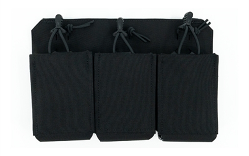 Picture of Haley Strategic Partners Thorax Incog, Triple Rifle Magazine Placard, Fits (3) Rifle Magazines, Includes MP2 Inserts, Black K TPC_IC_TRMP_MP2-1-3-BL