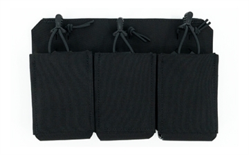 Picture of Haley Strategic Partners Thorax Incog, Triple Rifle Magazine Placard, Fits (3) Rifle Magazines, Includes MP2 Inserts, Black K TPC_IC_TRMP_MP2-1-3-BL