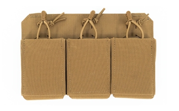 Picture of Haley Strategic Partners Thorax Incog, Triple Rifle Magazine Placard, Fits (3) Rifle Magazines, Includes MP2 Inserts, Coyote Y TPC_IC_TRMP_MP2-1-3-CO