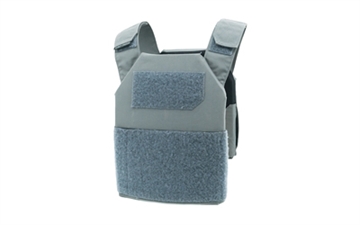 Picture of Haley Strategic Partners Thorax Incog, Plate Bags, Large, 4-way Stretch Material Construction, Accommodates both ESAPI and Low Visibility Plates, Gray TPC_C-1-LG-GRY