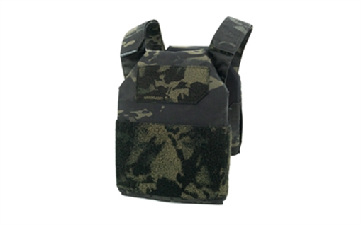 Picture of Haley Strategic Partners Thorax Incog, Plate Bags, Large, 4-way Stretch Material Construction, Accommodates both ESAPI and Low Visibility Plates, Multicam Black TPC_IC-1-LG-MCB