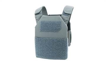 Picture of Haley Strategic Partners Thorax Incog, Plate Bags, Medium, 4-way Stretch Material Construction, Accommodates both ESAPI and Low Visibility Plates, Gray TPC_IC-1-MD-GRY