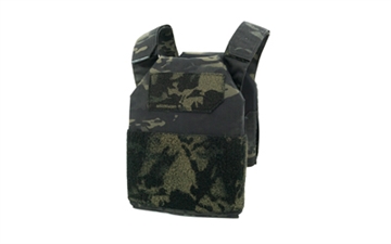 Picture of Haley Strategic Partners Thorax Incog, Plate Bags, Medium, 4-way Stretch Material Construction, Accommodates both ESAPI and Low Visibility Plates, Multicam Black TPC_IC-1-MD-MCB