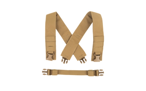 Picture of Haley Strategic Partners X-Harness, Nylon Construction, Coyote, Fits Haley Strategic Chest Rigs HARN_X_KIT-1-1-COY