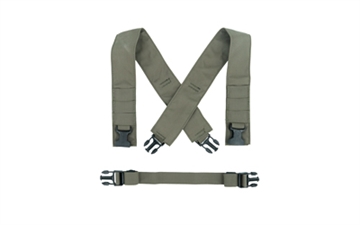 Picture of Haley Strategic Partners X-Harness, Nylon Construction, Ranger Green, Fits Haley Strategic Chest Rigs HARN_X_KIT-1-1-RG