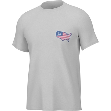 Picture of Huk American Tee Shirt White M H1000399-100-M