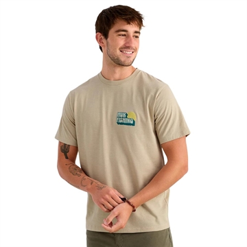 Picture of Huk Bait 'N Fetch Short Sleeve Tee River Rock Heather XL H1000585-194-XL