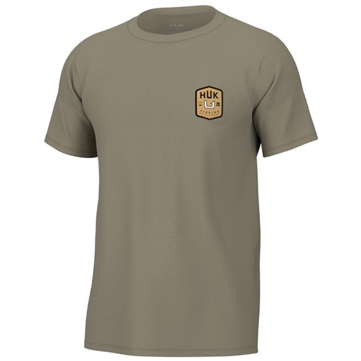 Picture of Huk Born Short Sleeve Shirt Overland Trek L H1000441-319-L