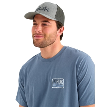 Picture of Huk Born Wave Short Sleeve Shirt Stormy Blue M H1000605-415-M