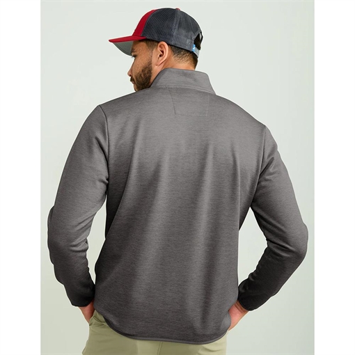 Picture of Huk Coldfront & Performance 1/4 Zip Long Sleeve Shirt Volcanic Ash Heather XL H1300098-015-XL