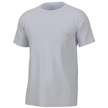 Picture of Huk Fly Line Short Sleeve Shirt White M H1000418-100-M