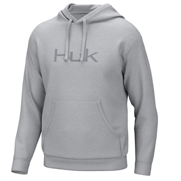 Picture of Huk Huk'd Up Logo Long Sleeve Hoodie Harbor Mist L H1300094-034-L