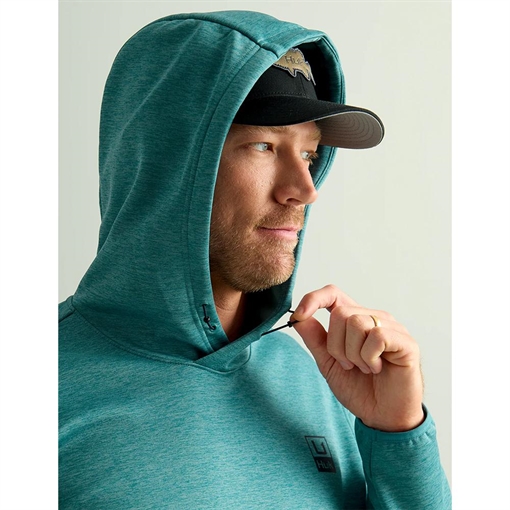 Picture of Huk Huk'd Up Performance Fleece Hoodie Storm Blue Heather 2XL H1300093-540-XXL