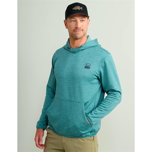 Picture of Huk Huk'd Up Performance Fleece Hoodie Storm Blue Heather 3XL H1300093-540-XXXL