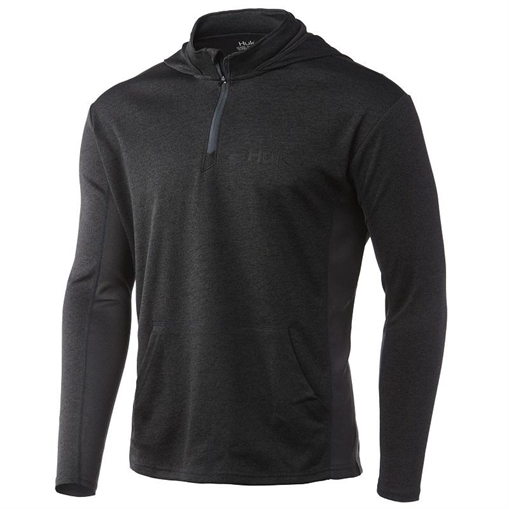 Picture of Huk Icon X Coldfront Hoodie Volcanic Ash Heather S H1200452-015S