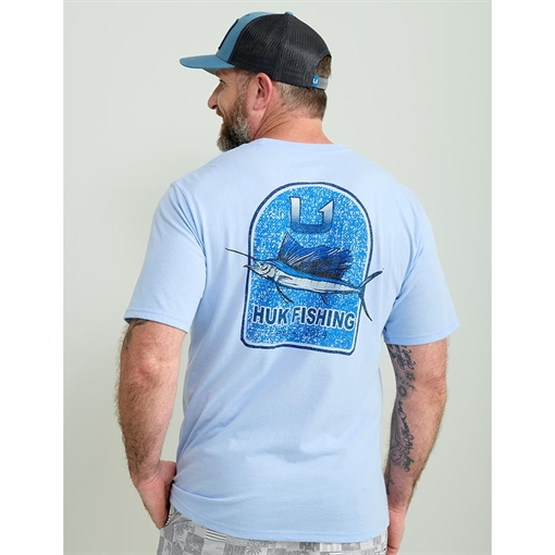 Picture of Huk KC Badge Series Short Sleeve Shirt Windsurfer 2XL H1000549-454-XXL