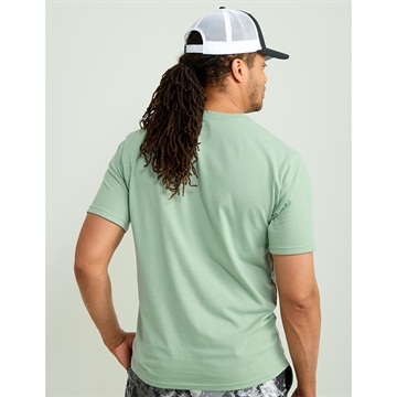 Picture of Huk Logo Short Sleeve Shirt Fog Green XL H1000390-315-XL