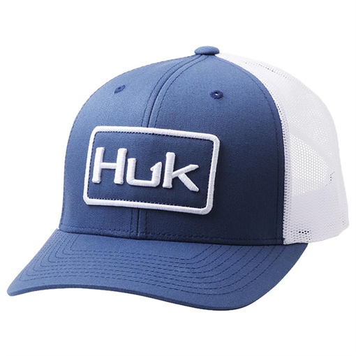 Picture of Huk Logo Stretchback Trucker Sargasso Sea L/XL H3000422-409-LXL