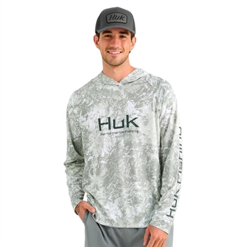 Picture of Huk Mossy Oak Pursuit Performance Hoodie MO Seagrass S H1200611-383-S 190840736068
