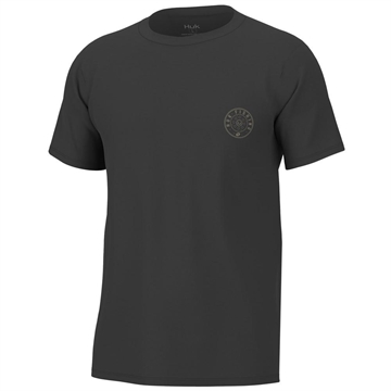 Picture of Huk Reel On Short Sleeve Shirt Volcanic Ash S H1000419-013-S