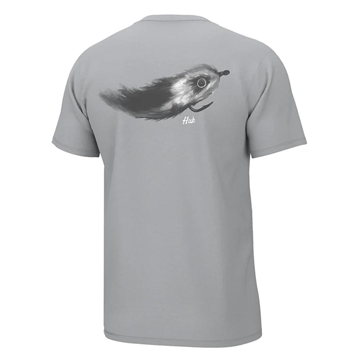 Picture of Huk Streamer Fly Short Sleeve Shirt Harbor Mist L H1000420-034-L