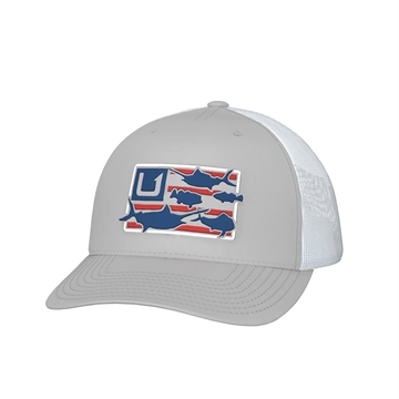 Picture of Huk Trophy Flag Trucker Hat H3000470-034-1