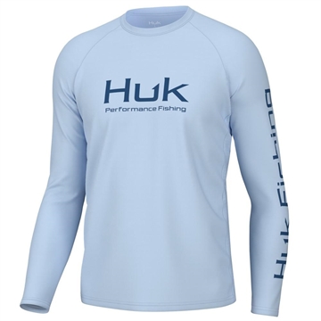 Picture of Huk Vented Pursuit Long Sleeve Shirt Ice Water 2XL H1200524-476-XXL